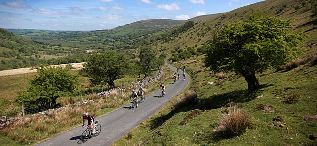 The Dragon Ride sportive sees 6000 riders test themselves in the Welsh hills each year. (Photo: Human Race)