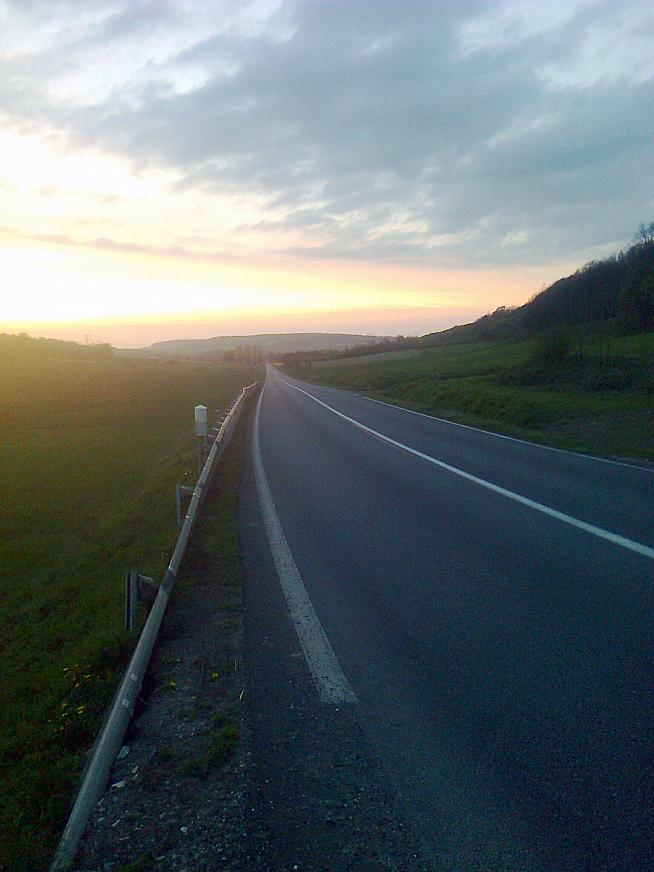 Sunset somewhere in northern France