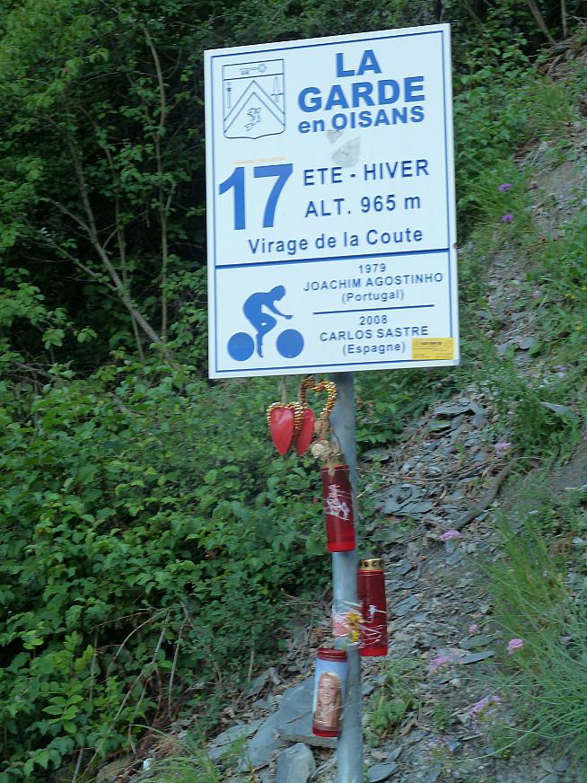 Bend 17 of Alpe d'Huez.