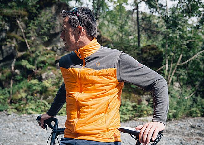Ultralight quilted thermal gilet.