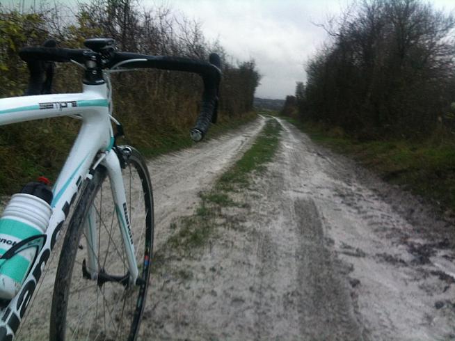 When the roads start looking like this  it's time to swap your road bike for something a little more rugged. Photo: OS