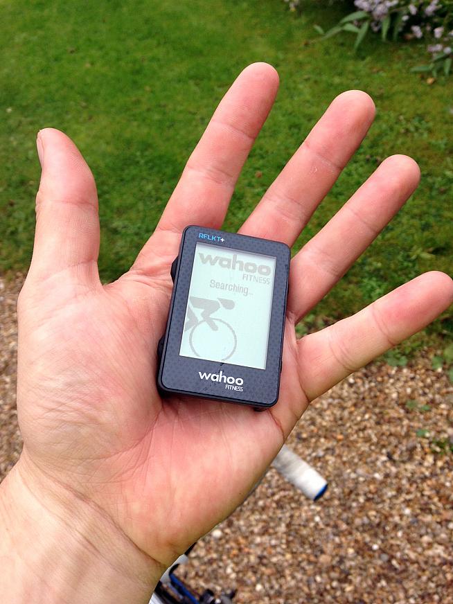 The Wahoo RFLKT+ fits in the palm of your hand and weighs a svelte 57g.