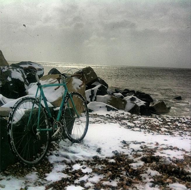 On a beach  waiting for the Belgians to show up. Photo: OS