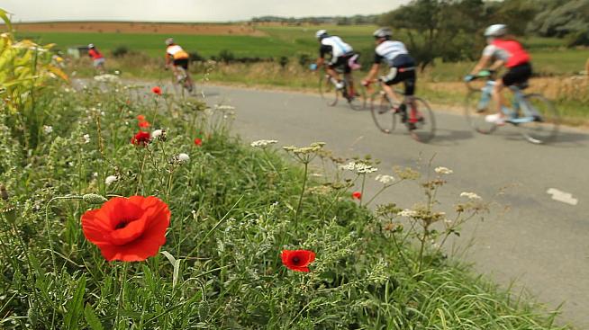 The course passes through a part of France steeped in history including World War I battlefields. Photo: UK Cycling Events
