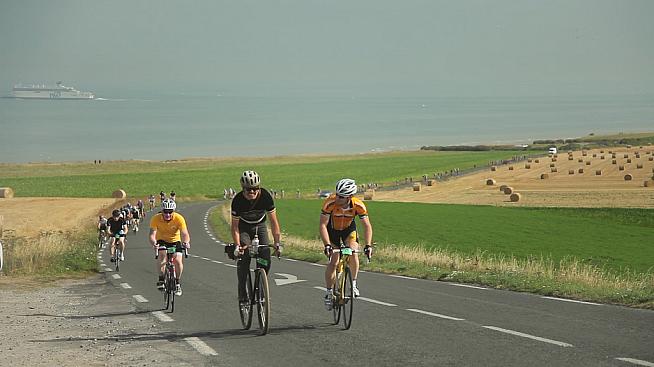 A sportive and day trip in one. Just don't miss the boat home... Photo: UK Cycling Events