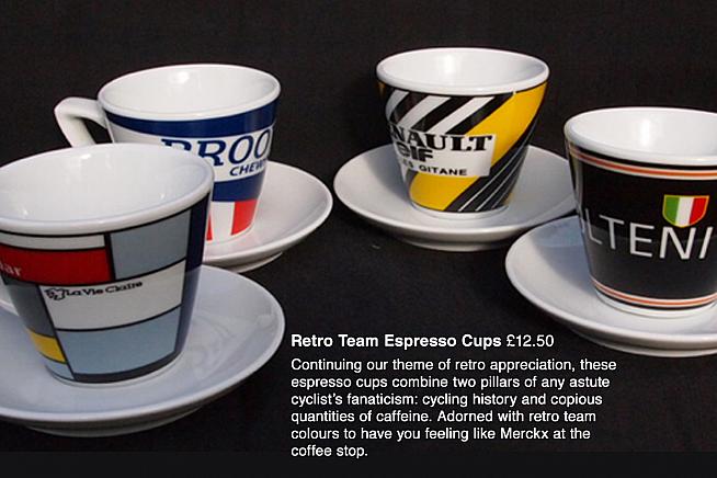 Retro team espresso cups