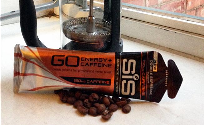 Each SiS GO Energy+ Double Espresso gel delivers 150mg of caffeine.