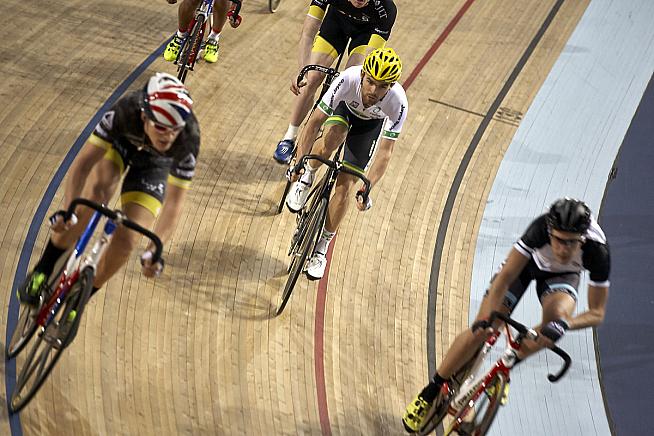 Jack Bobridge in the International Madison. Photo: Toby Andrew