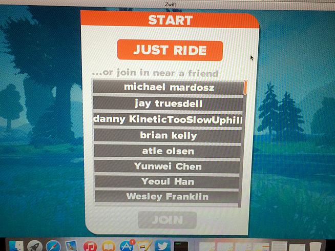 Zwift allows you to pit yourself against friends  strangers and pros in virtual races.