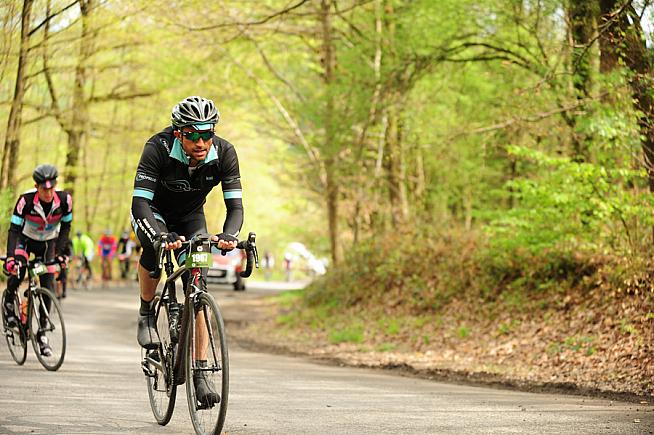 Not out of the woods yet - the LBL sportive adds an extra 20km to the pro race distance.