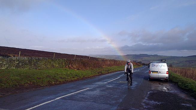 The rainbow road.