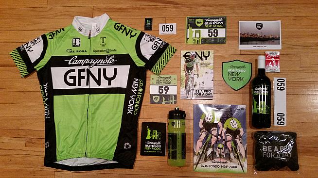 Goodies and essentials from GFNY 2015.