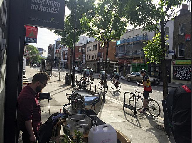 Early start on Old Street. Photo: Islington CC