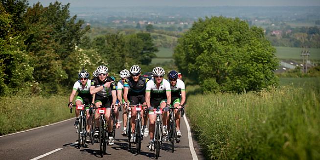 The Gran Fondo route features 2700 metres of climbing through beautiful countryside with spectacular views.