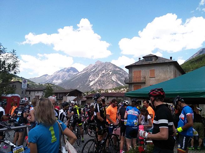 The feed station at Bormio.