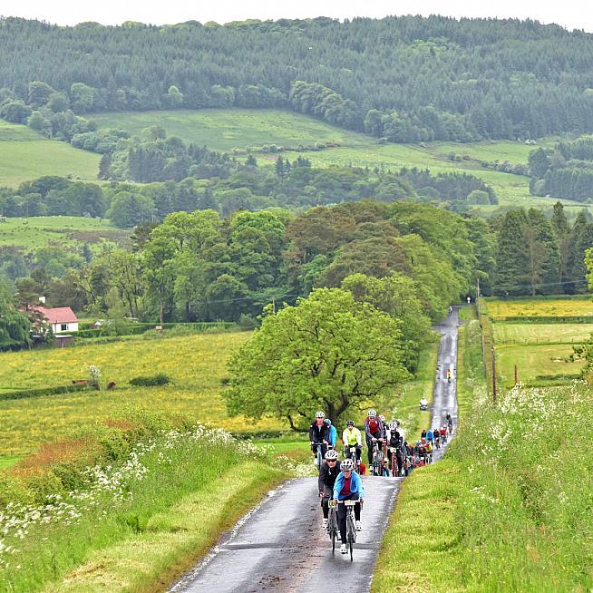 Foulpapple climb is a highlight of the Flying Scotsman Sportive. Photo: Rick Robson / www.cyclesportphotos.com