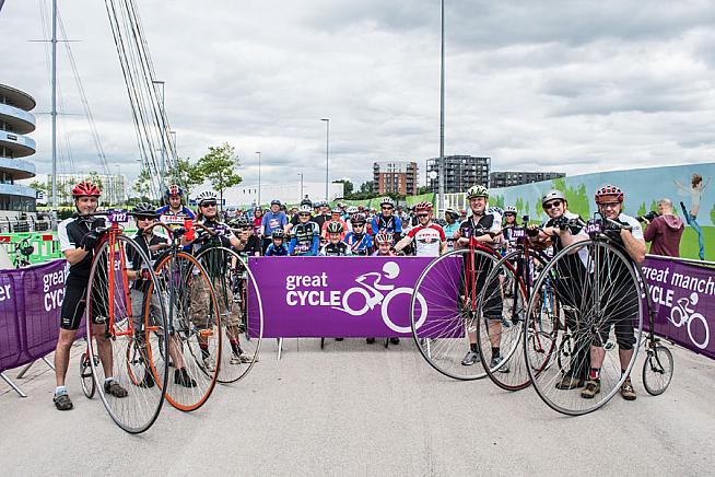 All types of bikes are welcome at the Great Manchester Cycle.