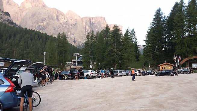 Even at 5.30am there was a car park attendant.