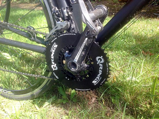 Rotor Q-Rings fit cranks from Shimano  Campagnolo and SRAM. They also sell complete cranksets.