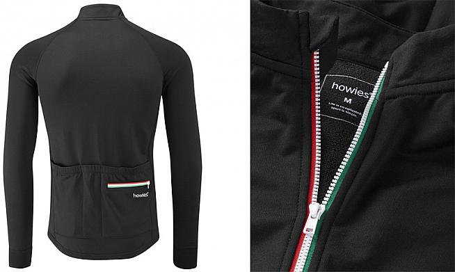 The full-length zip features Welsh tricolore detailing.