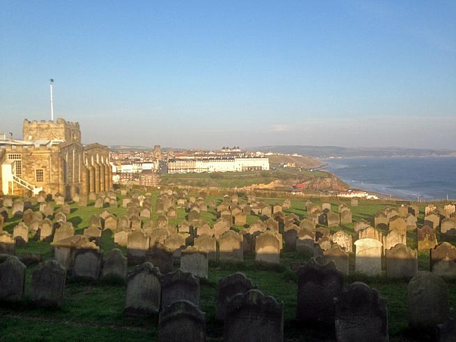 Whitby is a welcome sight at the end of Day 2.