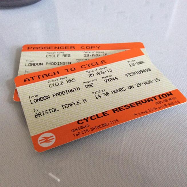 Ticket to ride. Rail staff permitting!