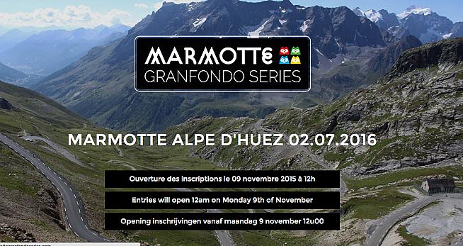 The revamped website for the Marmotte Granfondo sportive series.