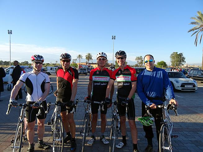 Ourika moment: a quick photo op at event HQ on the outskirts of Marrakech.