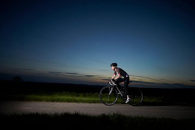 Kajsa regularly gets up at 4:30am to fit in training rides before work.