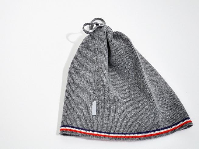 Tighten the drawstring at the top of the snood to wear it as a beanie.
