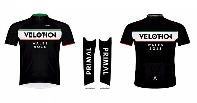 The official Primal kit for the 2016 Velothon Wales.