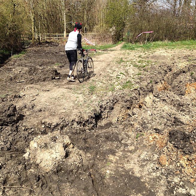 Before gravel was invented we had to make do with mud.