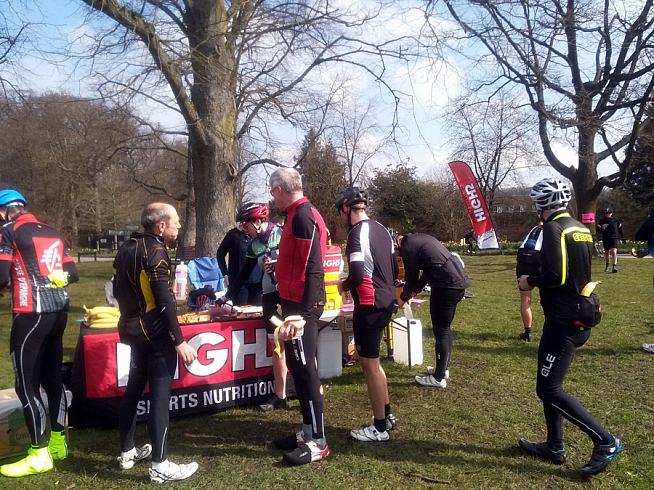 Second food stop at the Red Lion pub.