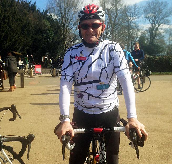 Catch Andy on Box Hill next weekend in support of Huez's charity challenge.
