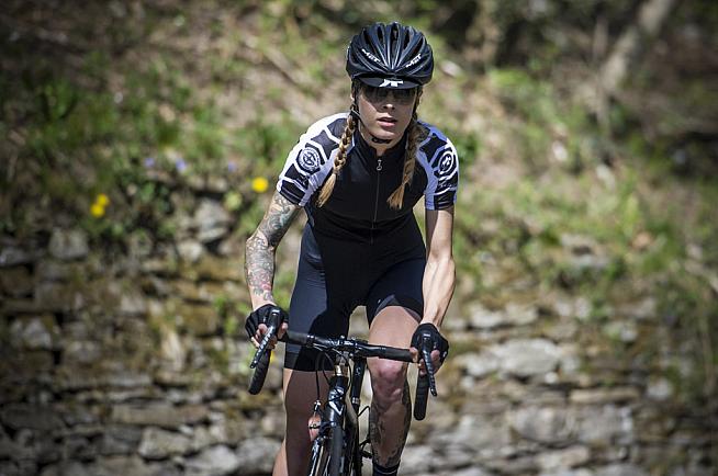 Juliet Elliott features in the latest Assos marketing