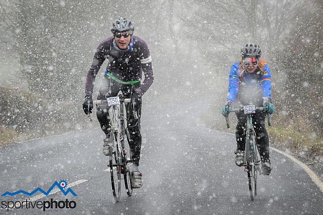 February weather adds to the challenge on Hell of the Ashdown.