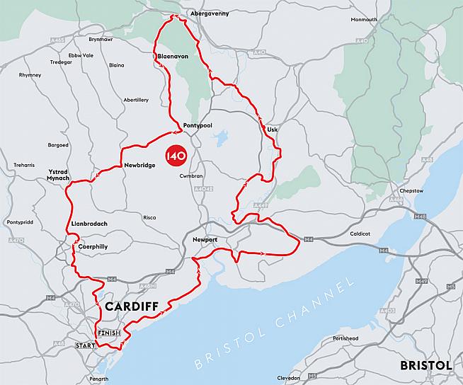 The Velothon route takes in 140km of prime Welsh countryside on closed roads.