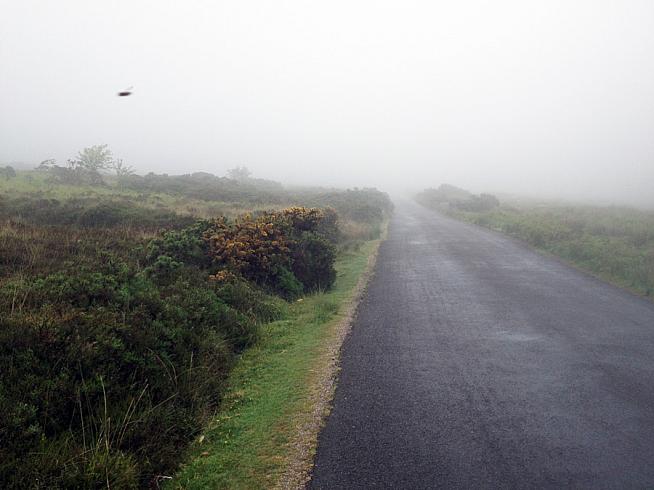 Poor visibility on Dunkery Beacon.