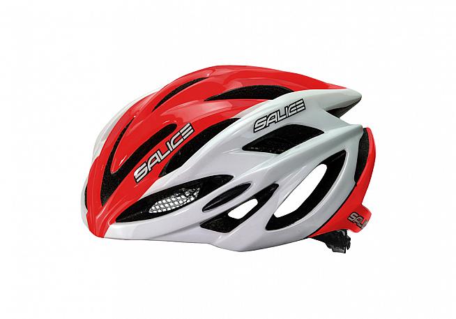 The Salice Ghilbi is a lightweight and ventilated helmet with integrated LED light.