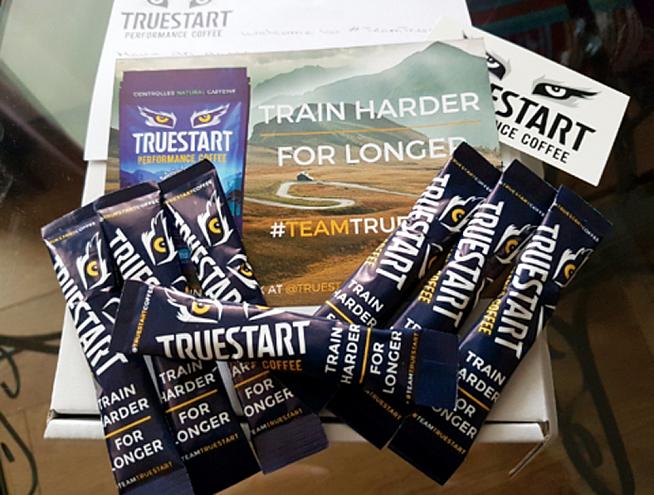 TrueStart coffee provides a calibrated dose of caffeine - each sachet delivers 95mg.