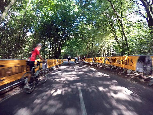 Leith Hill is one of the toughest climbs on the course.