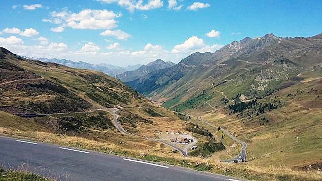 View from the Tourmalet.