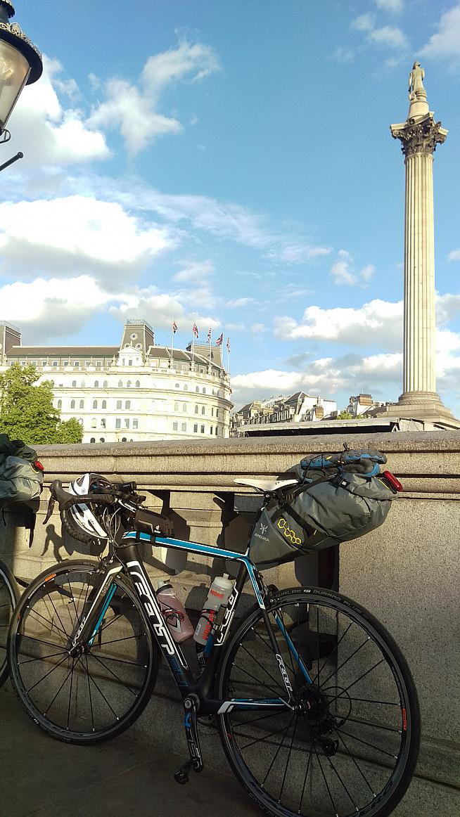 All packed up and ready to ride.