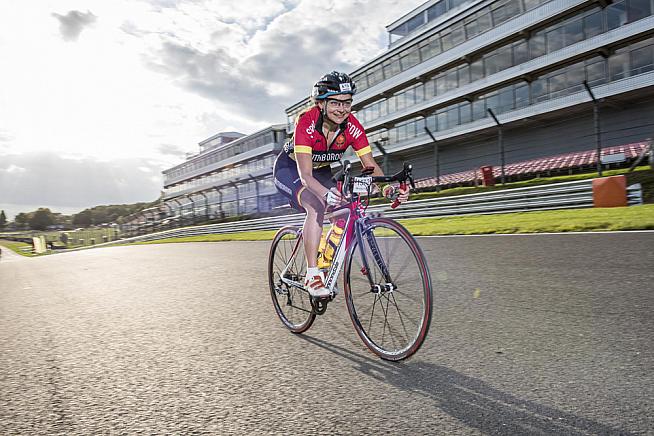 Alimpiada Cassidy returns to Brands Hatch to defend her solo women's title.