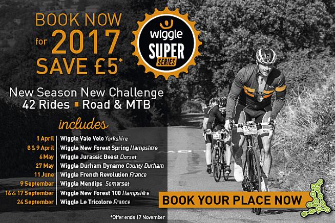 Enter before 17 November for a £5 discount on any UKCE sportive.