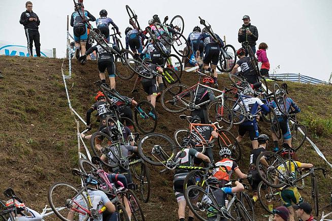 When sportives meet cyclocross. What could go wrong? Credit: KMC Crossfest