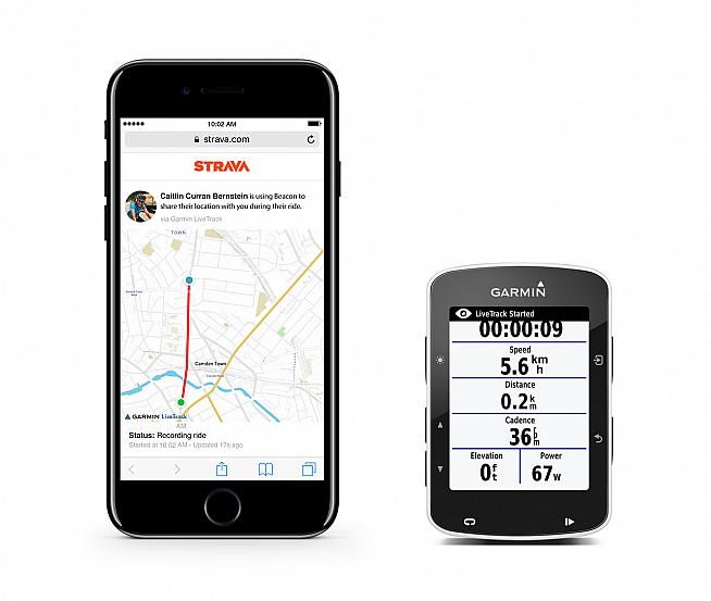 Strava's Beacon feature is now available for select Garmin devices as well as Android and iOS.