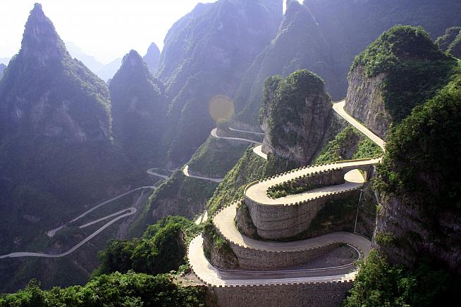 Tianmen Mountain looks set to feature as a checkpoint in the inaugural Cross China Race.