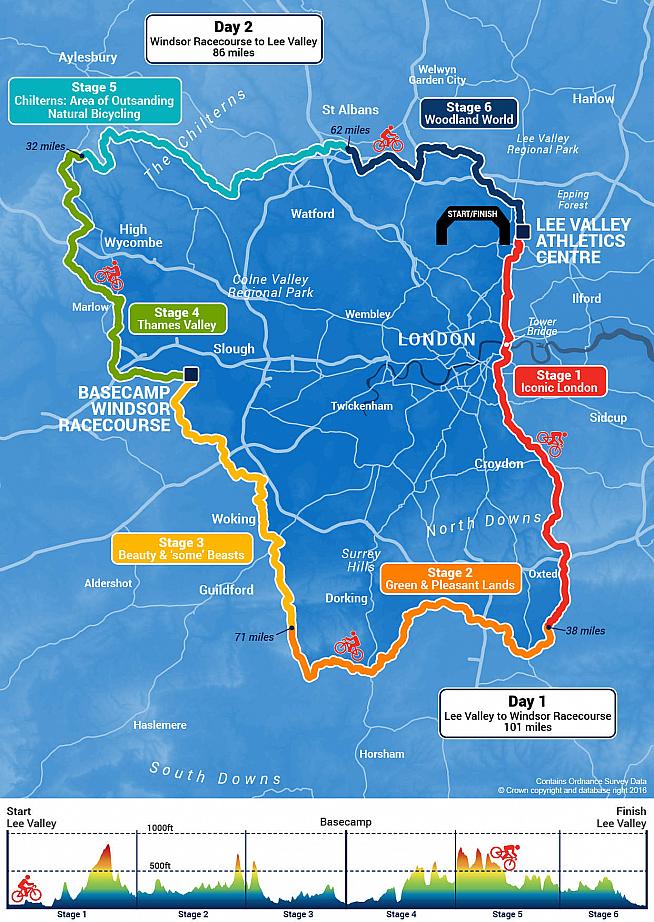 All in a day's work... The route for the Dulux Trade London Revolution ULTRA