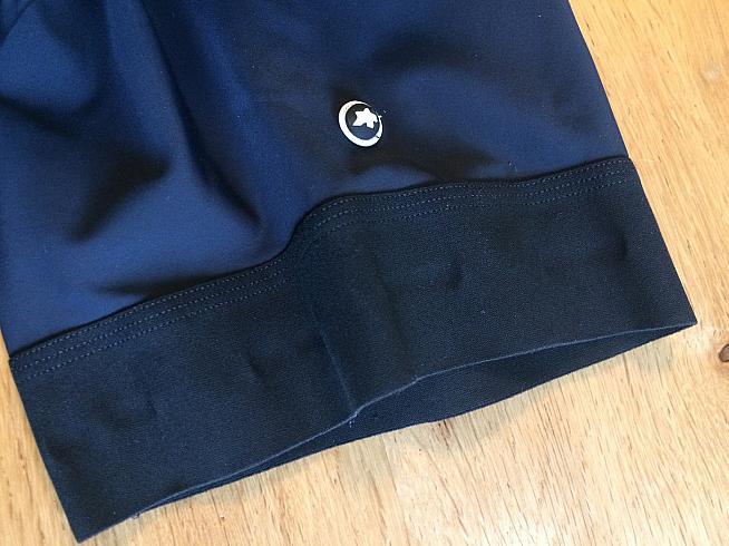 Subtle button logos on the legs let wheelsuckers know you're riding Assos.